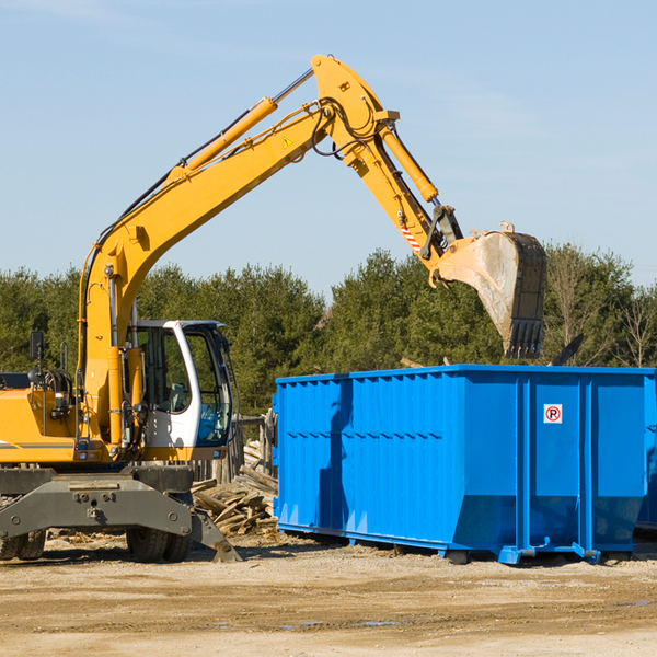 how many times can i have a residential dumpster rental emptied in Garrett Texas